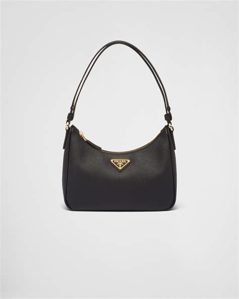 prada leather no brand bag|Prada leather bags women.